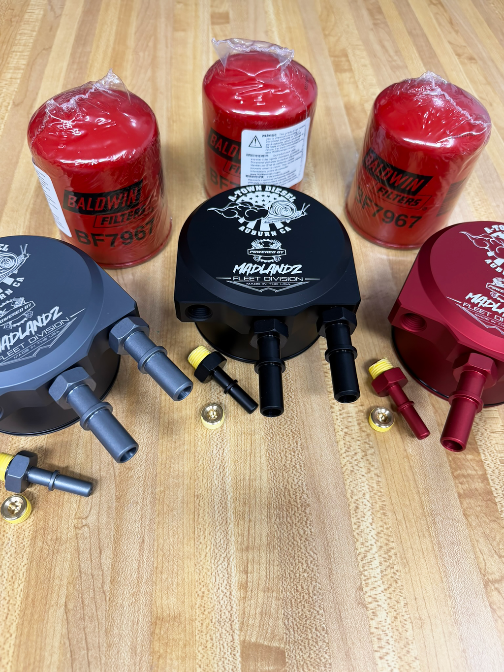 Madlandz Fleet Division Fuel Filter Conversion Kit *CUSTOM LOGO* | 2011-2026 Ford 6.7 Power Stroke