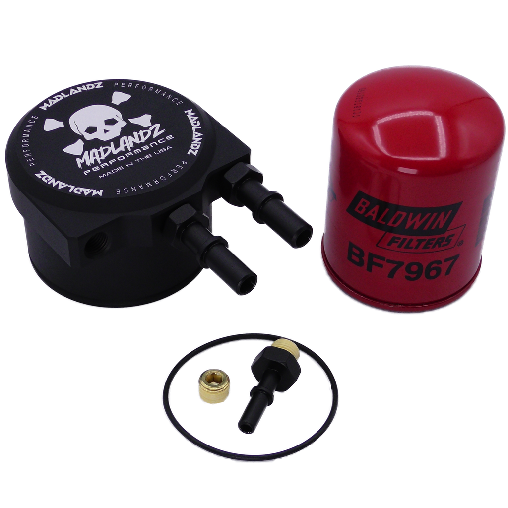 Ford 6.7L Powerstroke Fuel Filter conversion kit 2011-2026 by Madlandz Performance