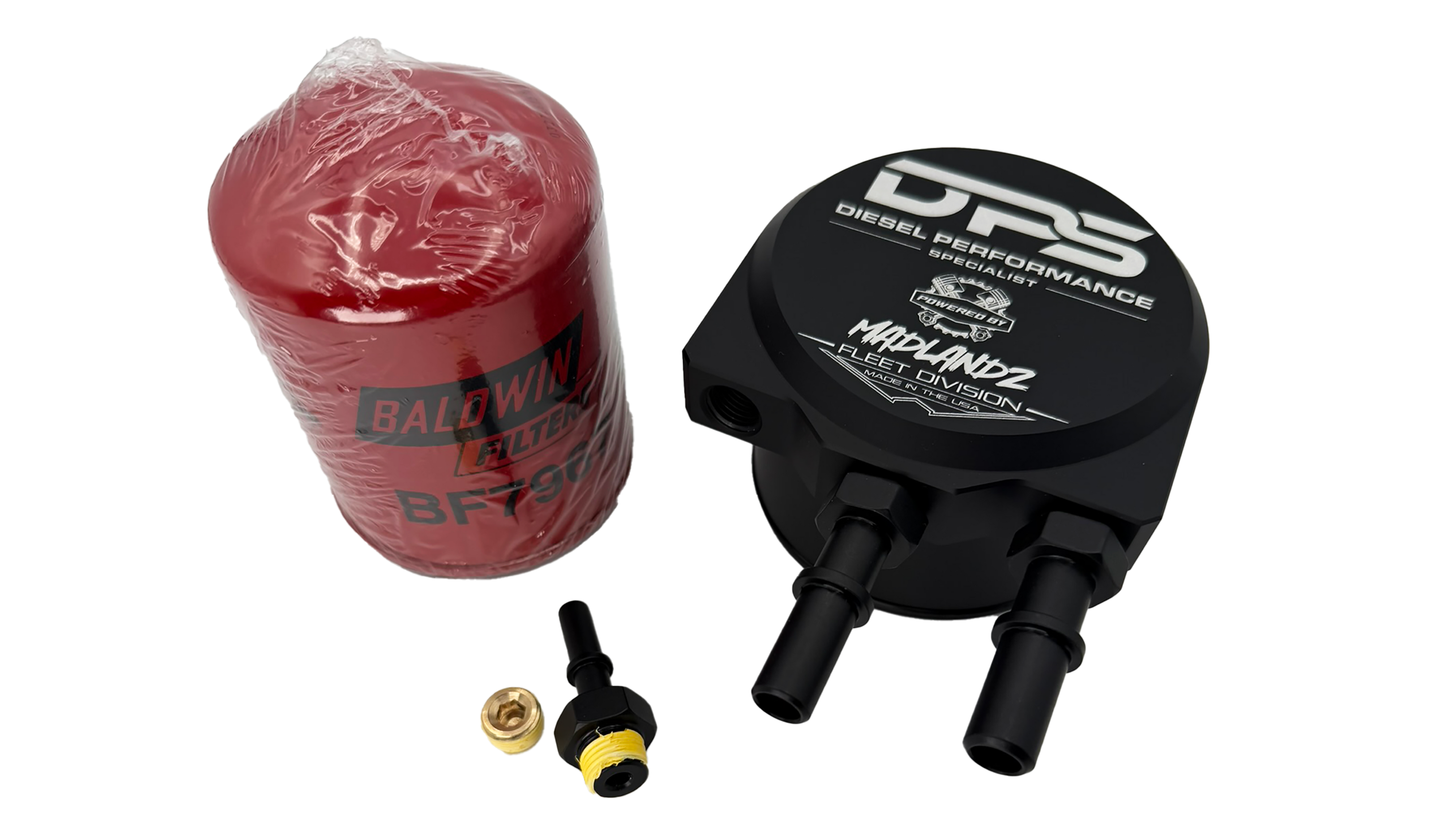Madlandz Fleet Division Fuel Filter Conversion Kit *custom logo* | 2011-2026 Ford 6.7 Powerstroke