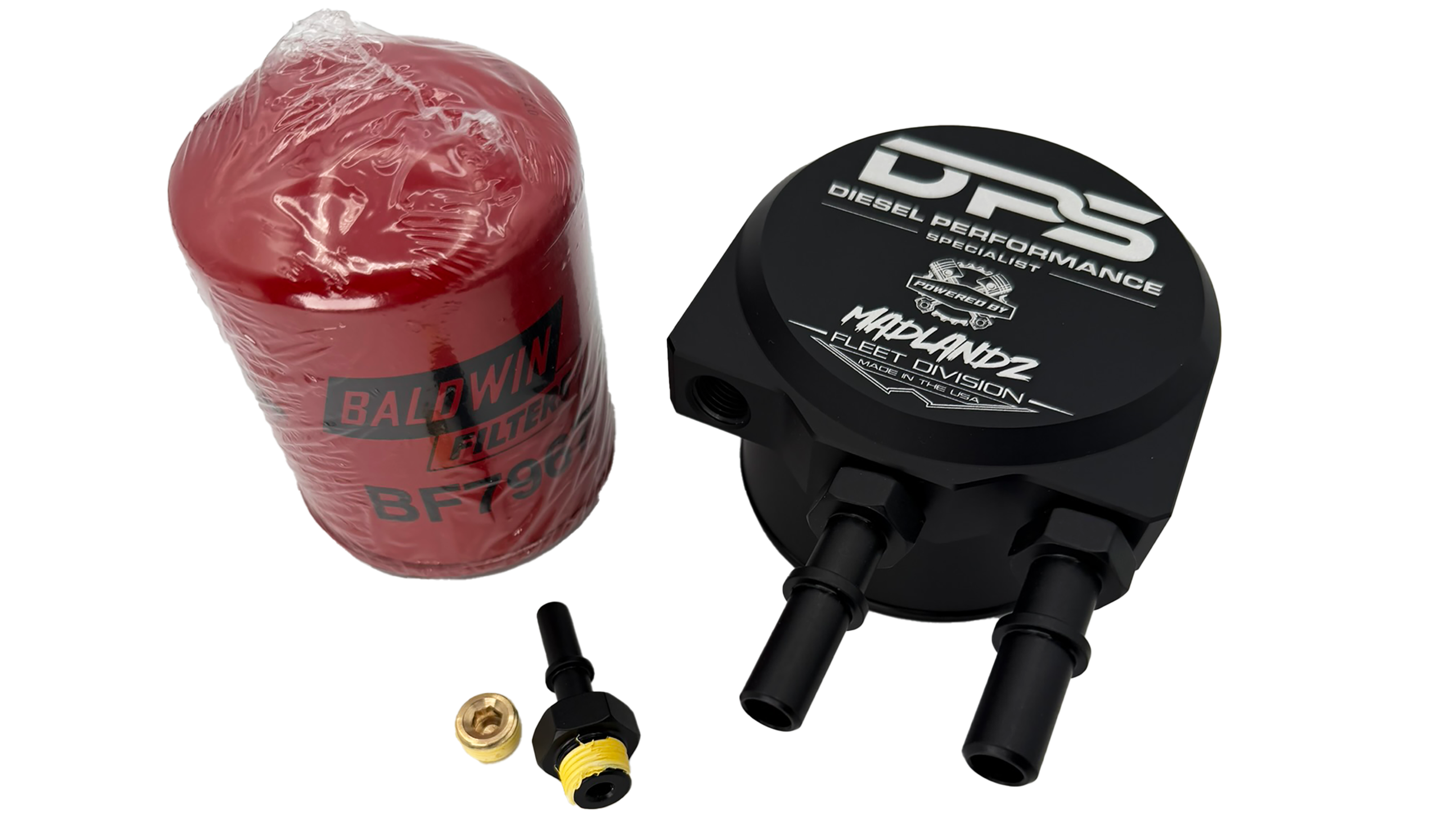 Madlandz Fleet Division Fuel Filter Conversion Kit *CUSTOM LOGO* | 2011-2026 Ford 6.7 Power Stroke