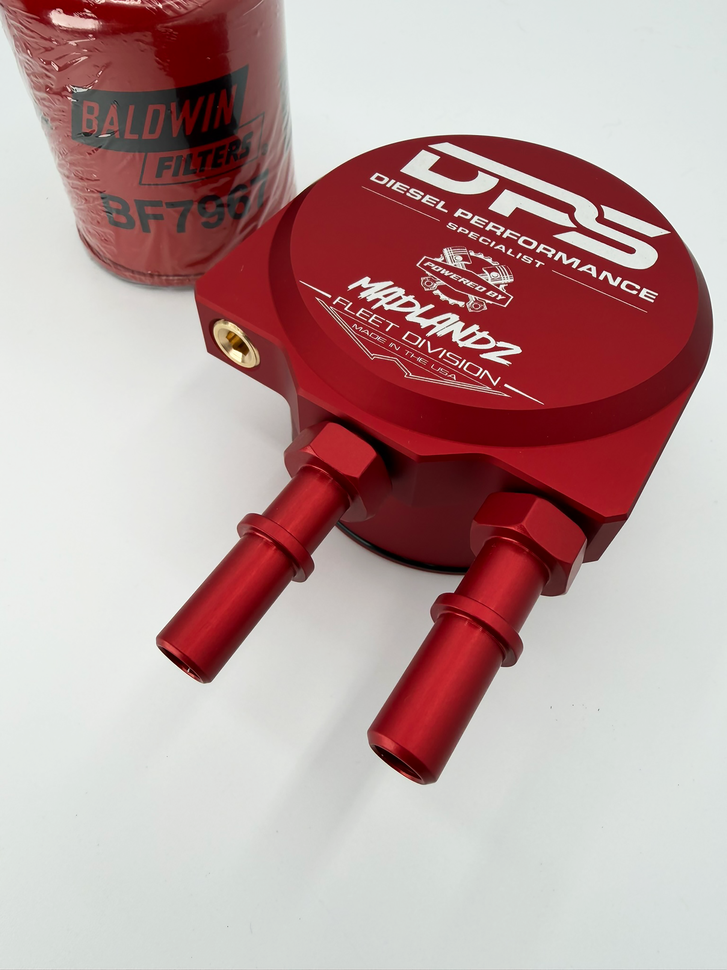 Madlandz Fleet Division Fuel Filter Conversion Kit *custom logo* | 2011-2026 Ford 6.7 Powerstroke