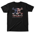 Madlandz Performance American Flag Skull Tee