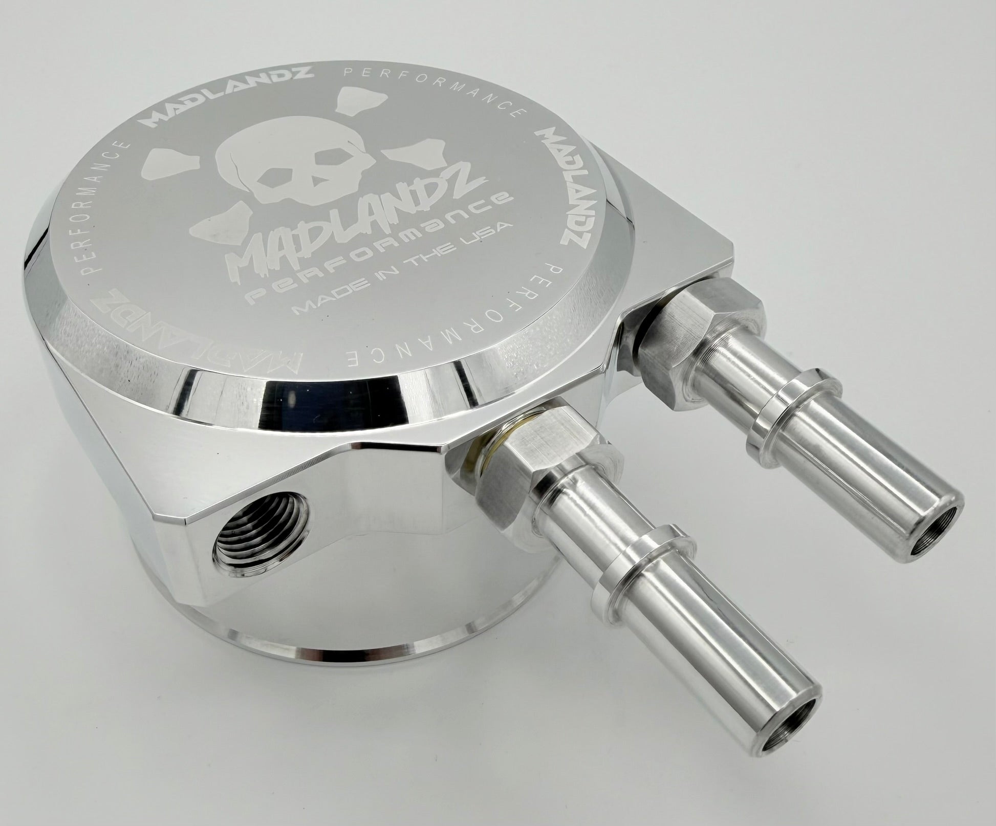 Madlandz Performance Fuel Filter Conversion Kit for 2011-2026 Ford Power Stroke 6.7L *Skull n' Bones logo*