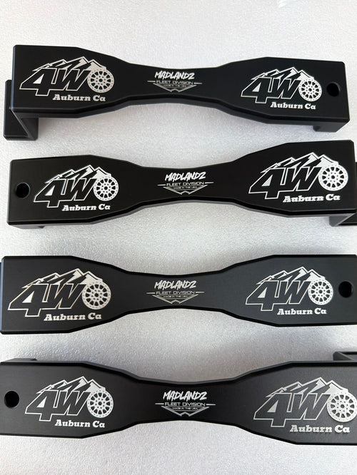 Madlandz Performance Battery Hold Downs (Pair) *CUSTOM LOGO* Ford 6.7L Power stroke (2011+)