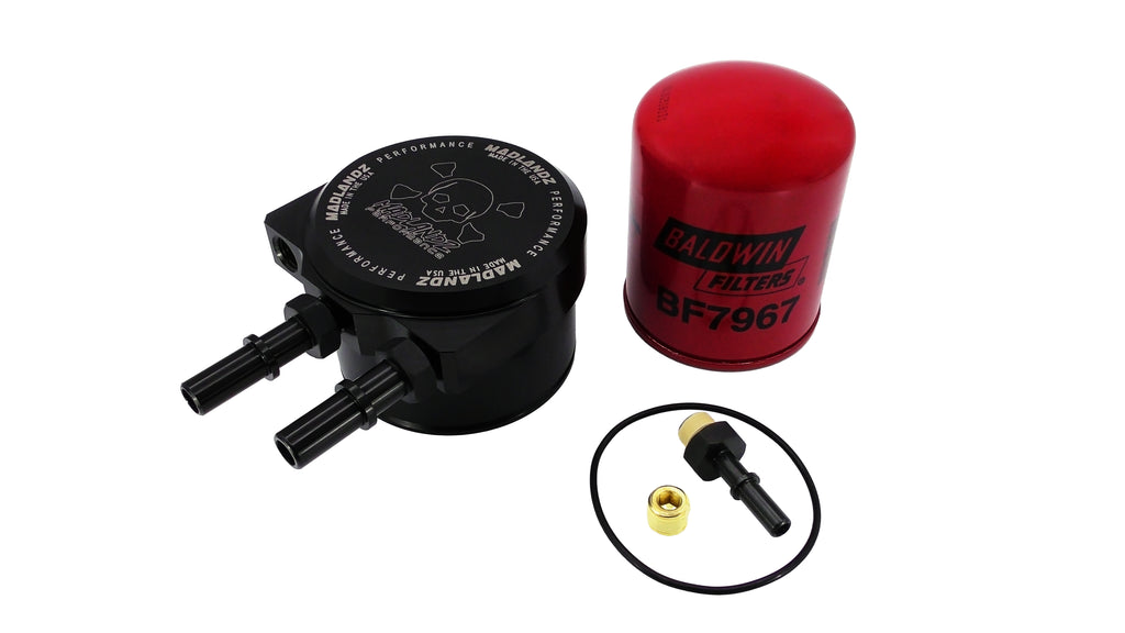 Ford 6.7L Powerstroke Fuel Filter conversion kit 2011-2024 by Madlandz Performance