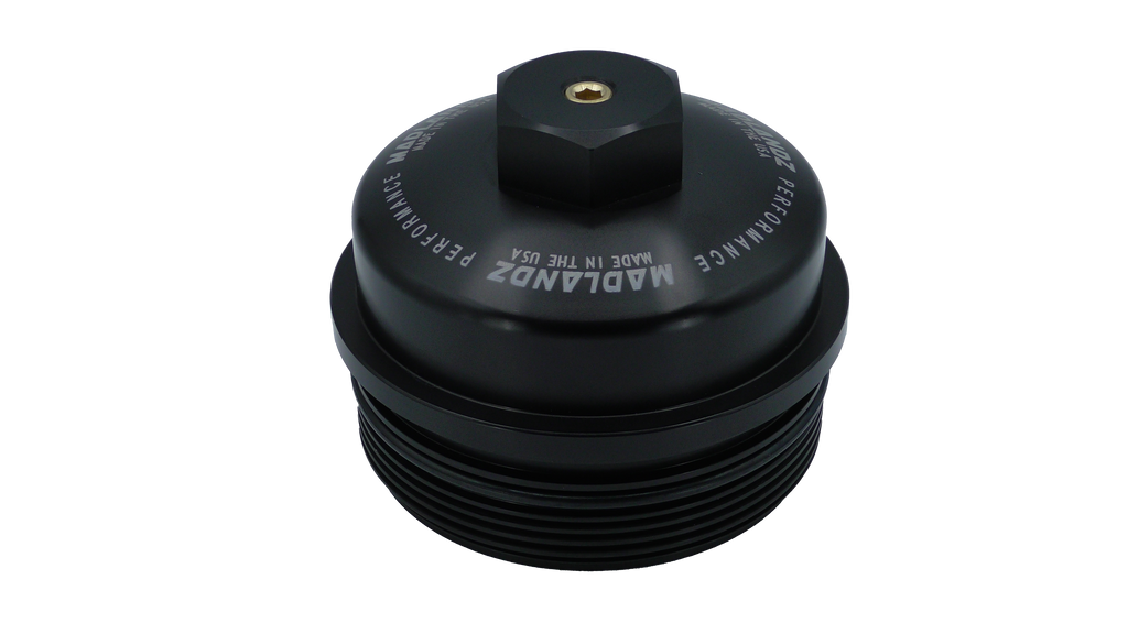 Ford 6.0 / 6.4 Powerstroke Oil Filter Cap 2003–2010 by Madlandz Performance