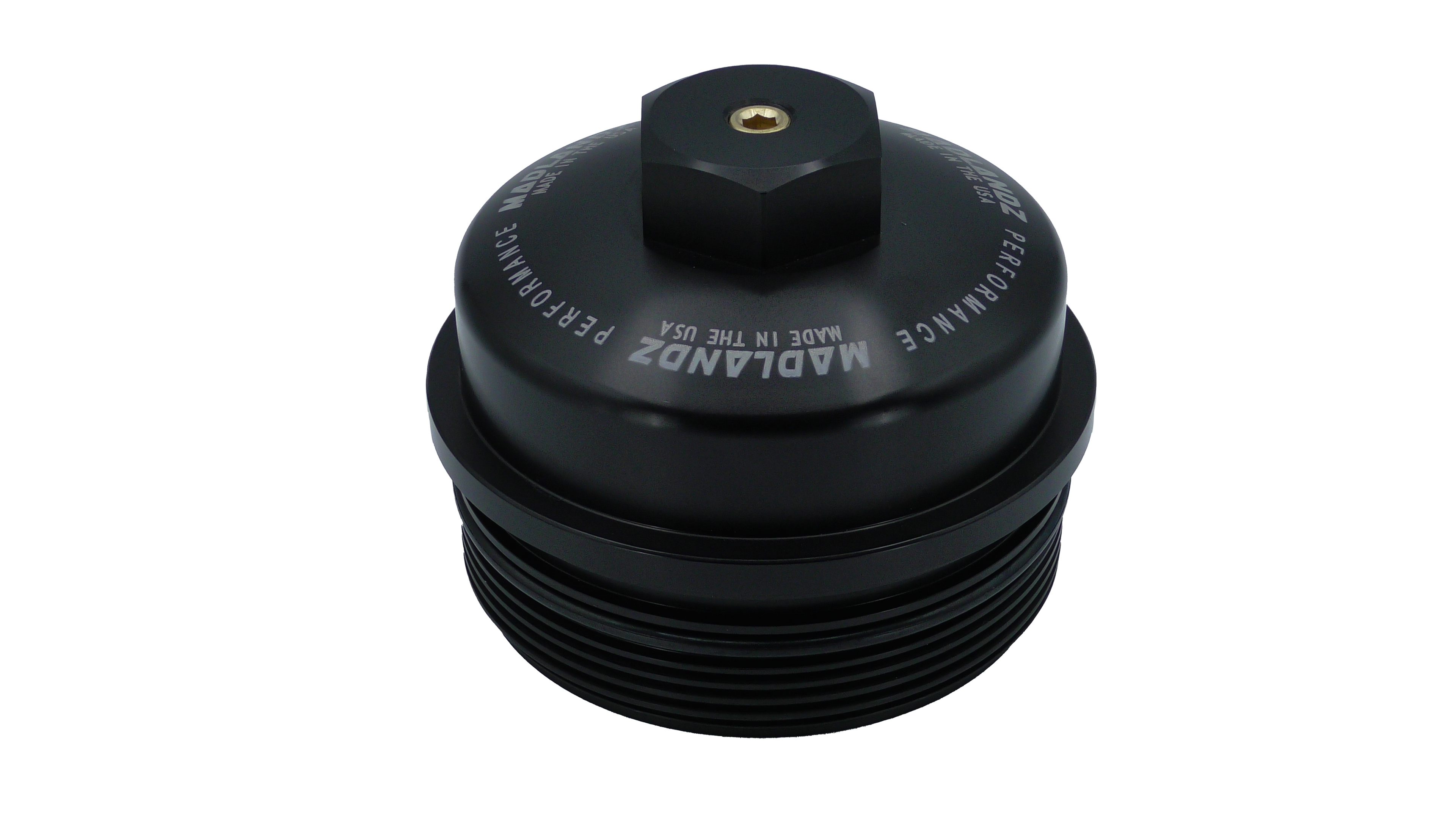 Ford 6.0 / 6.4 Powerstroke Oil Filter Cap 2003–2010 by Madlandz Performance