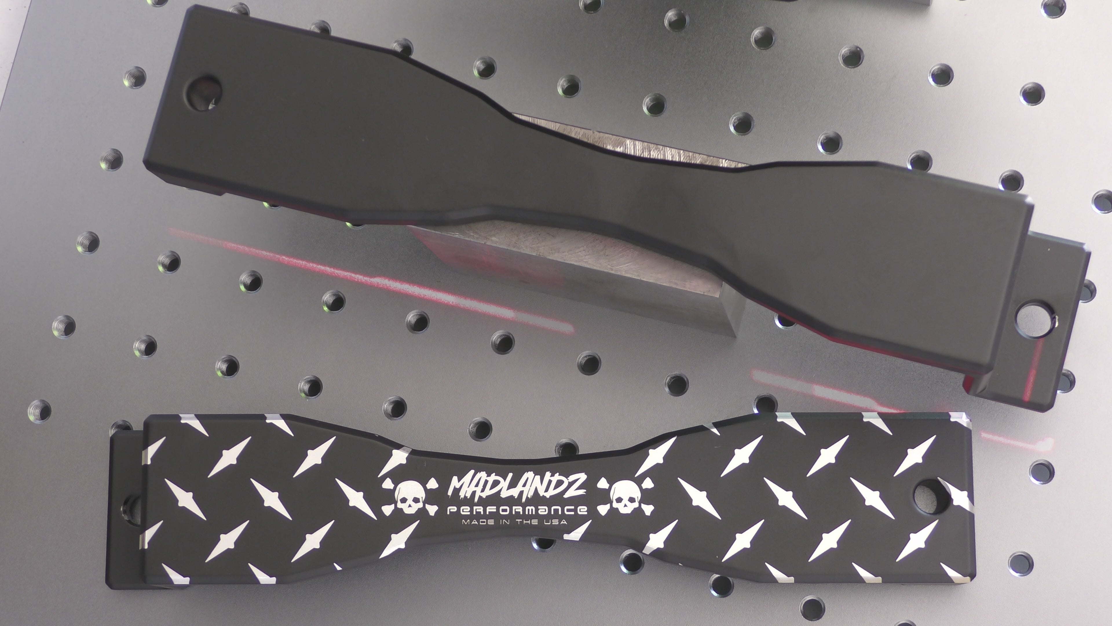 Madlandz Performance Battery Hold Downs (Pair) - Ford 6.7L Powerstroke (2011+)